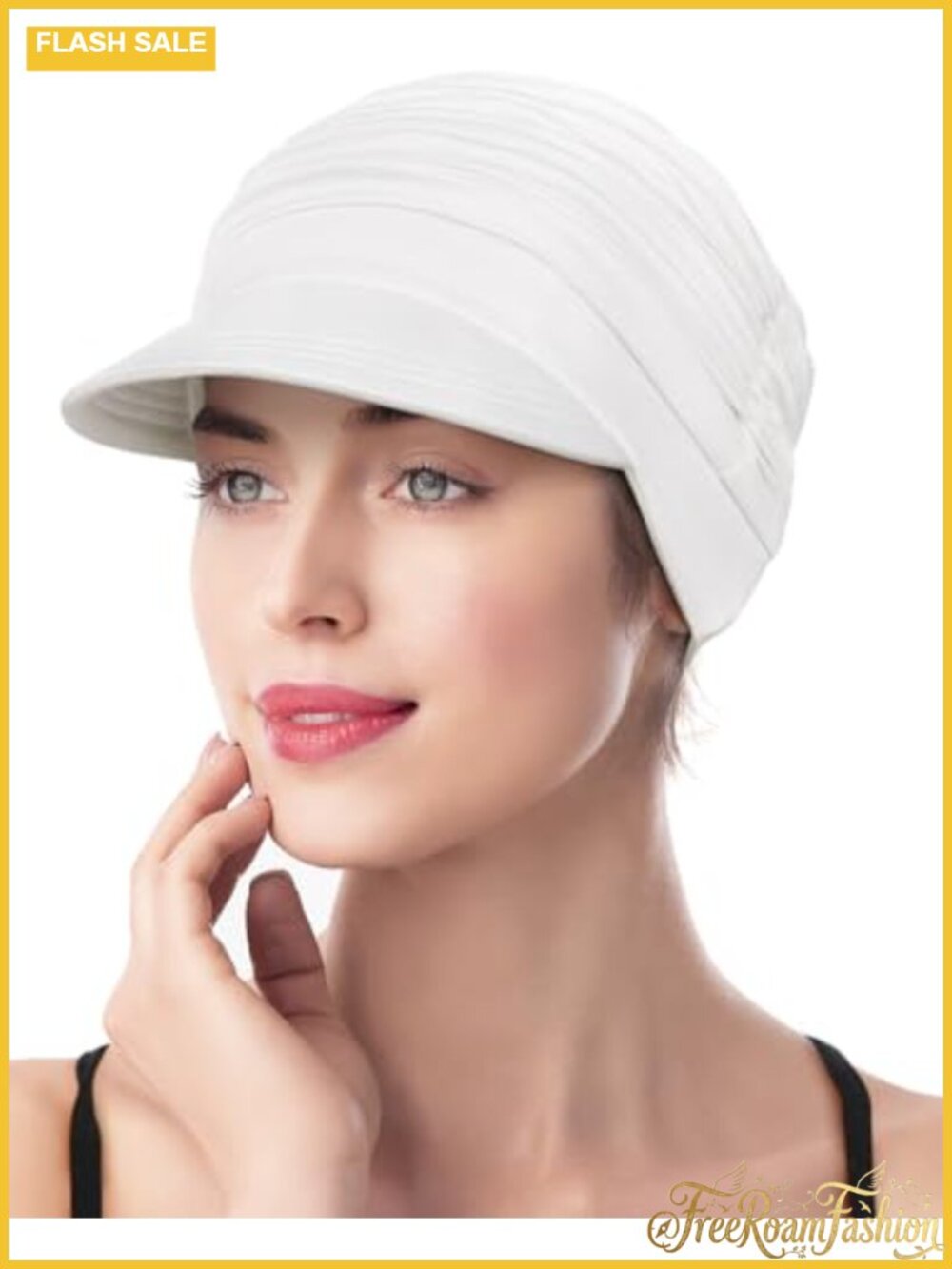Soft Bamboo Viscose Baseball Cap for Chemo Hair Loss Women